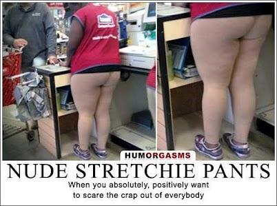 unusual clothing fat nude stretch pants