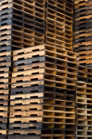 Pallets Stacked High